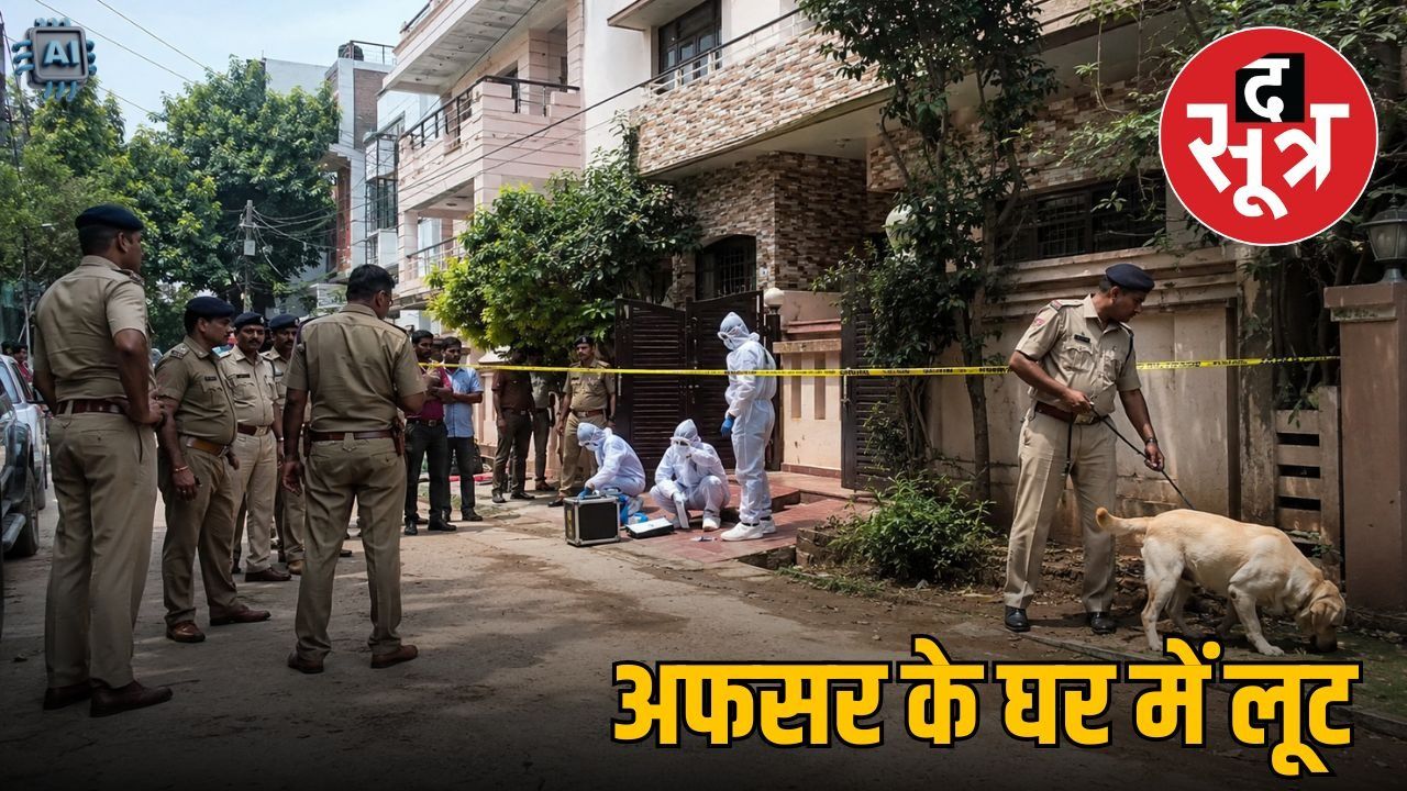 GST असिस्टेंट कमिश्नर के घर हथियारबंद लूट, बंधक बना लाखों के जेवर-नकदी लूटी 