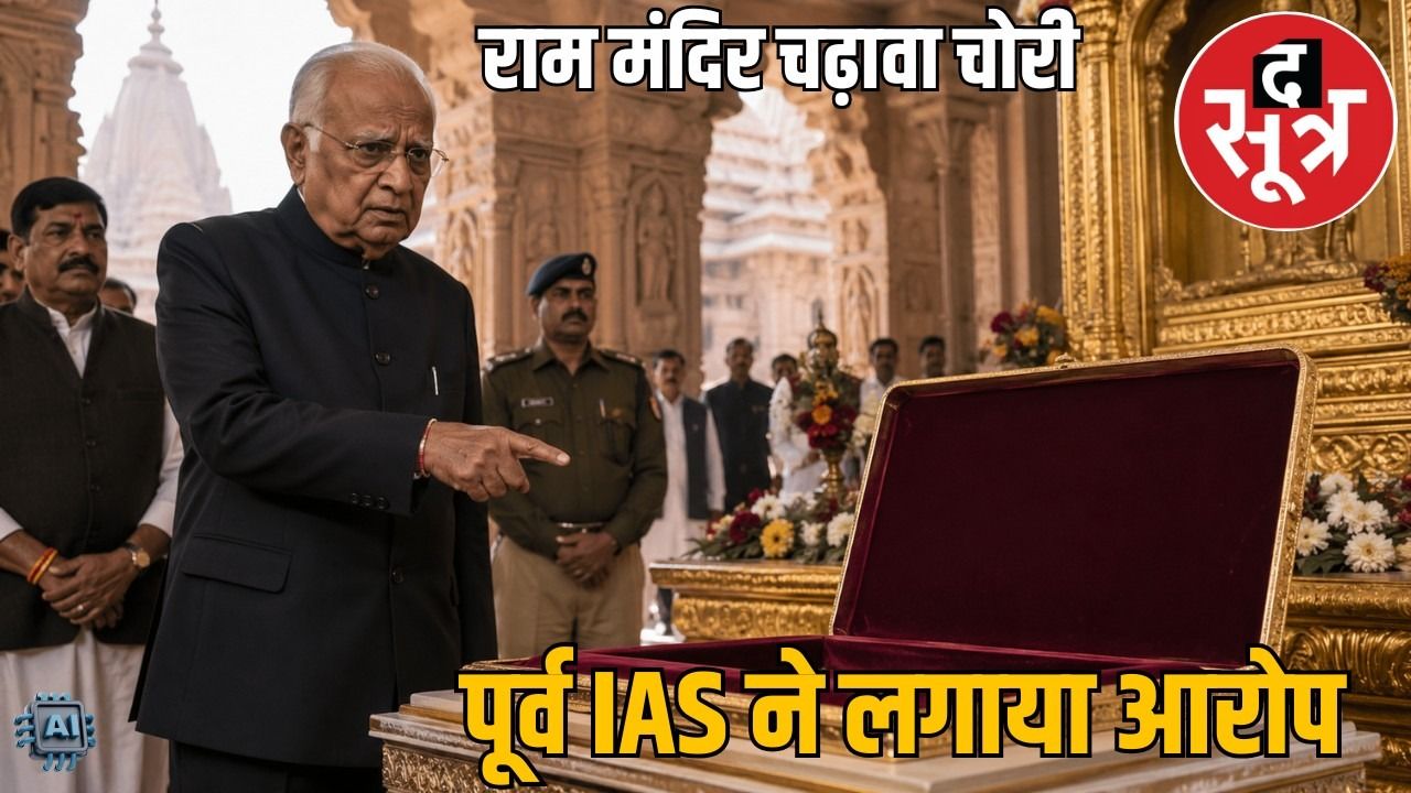 राम मंदिर चढ़ावा चोरी: अब पूर्व IAS का दावा, सोने से मढ़ी रामचरितमानस भी चोरी 